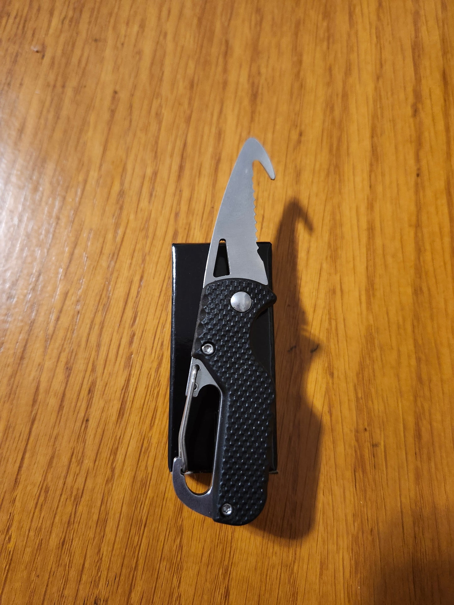 Mini auto keychain knife