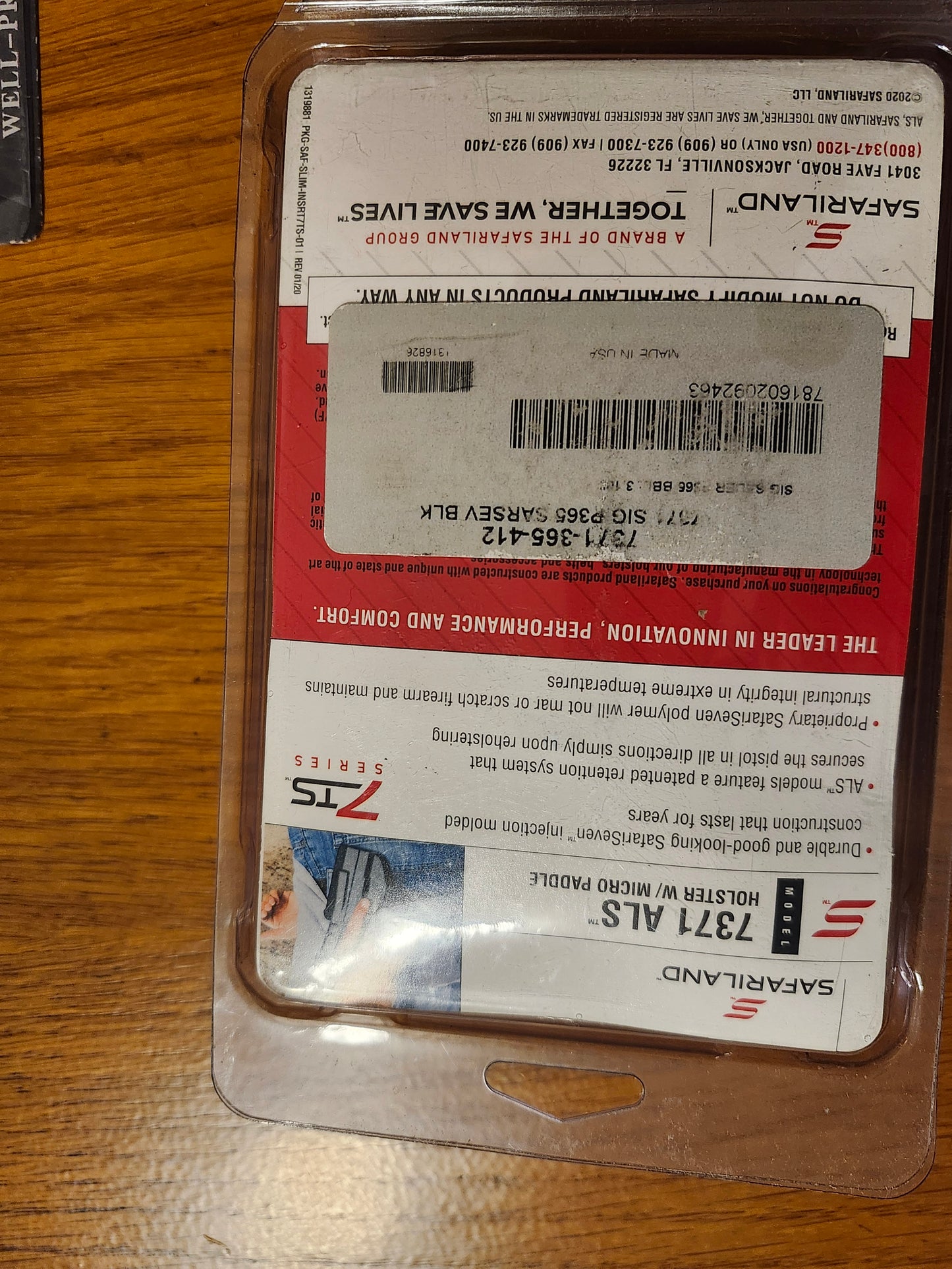 Safariland 7371 also holster