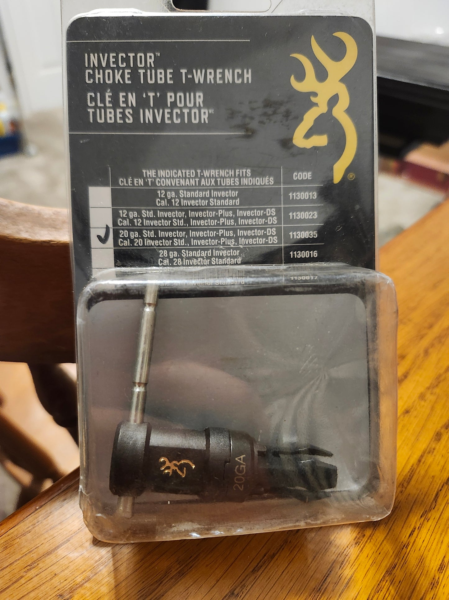 Browning Invector choke tube wrench