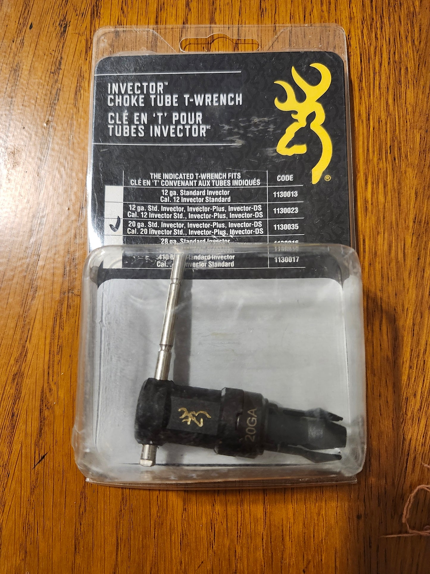 Browning Invector choke tube wrench