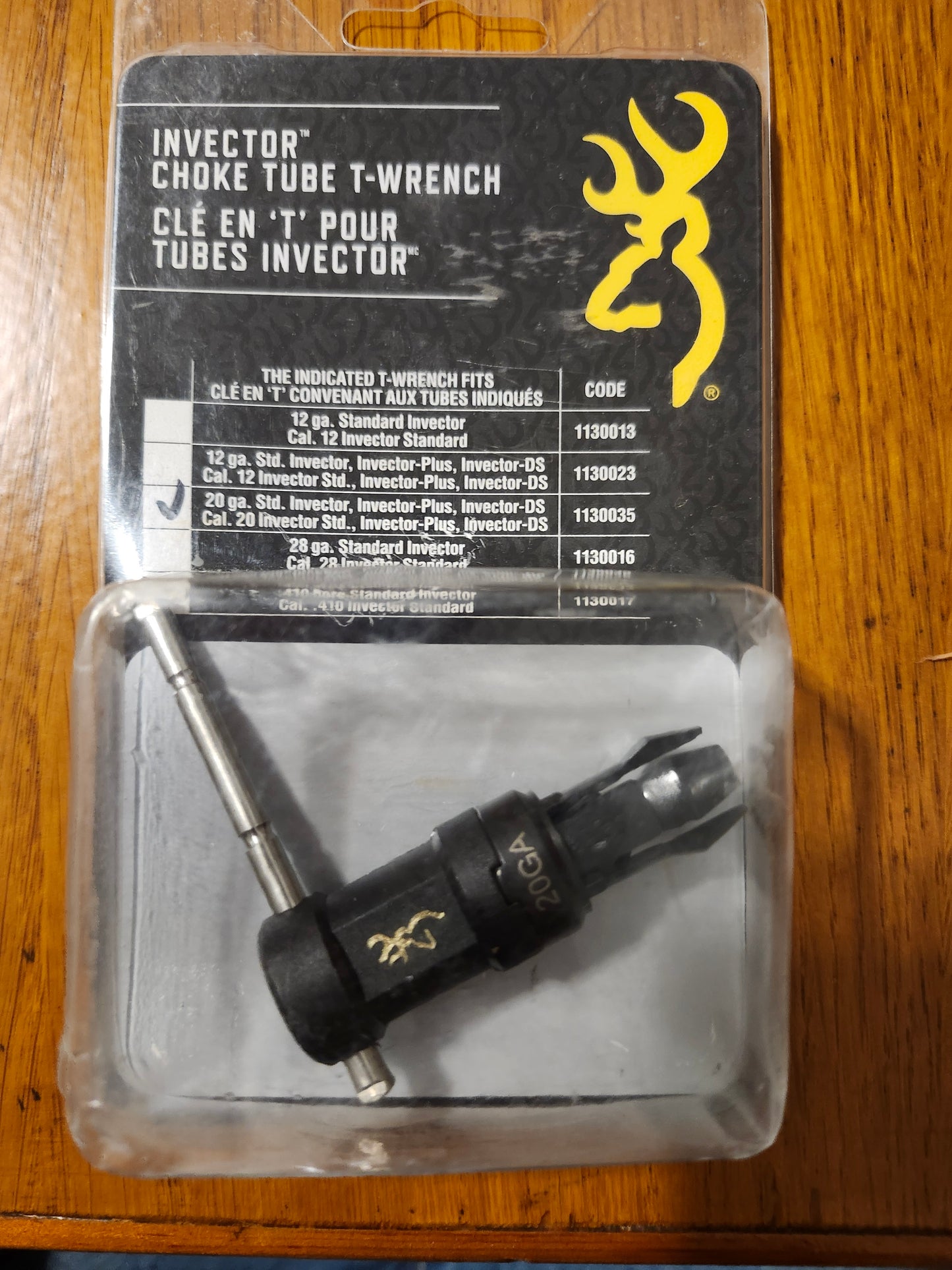 Browning Invector choke tube wrench