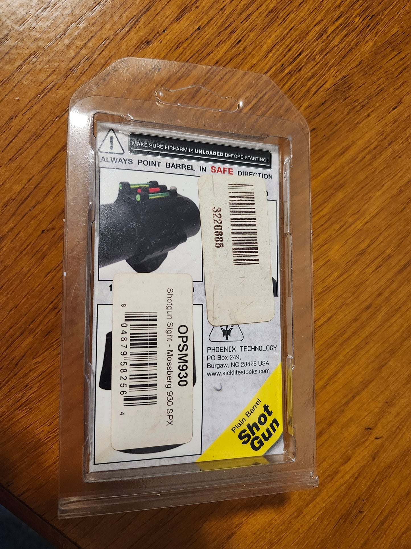 Front sight for mossberg 930 spx