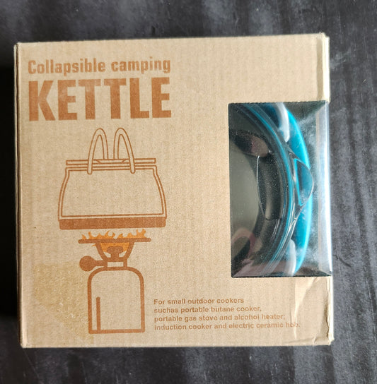Collapsible camping kettle