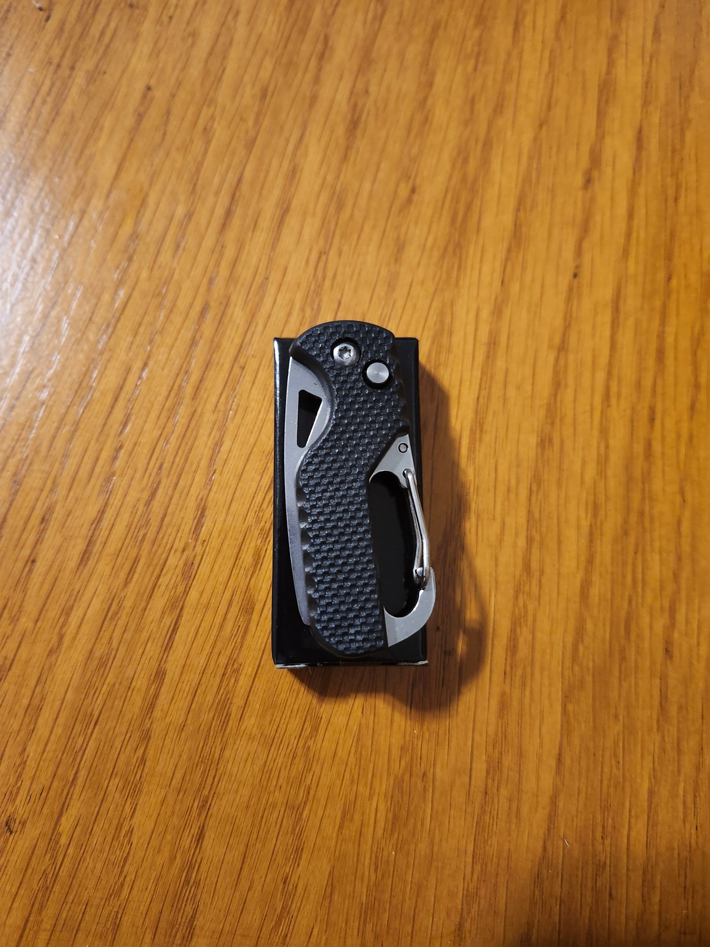 Mini auto keychain knife
