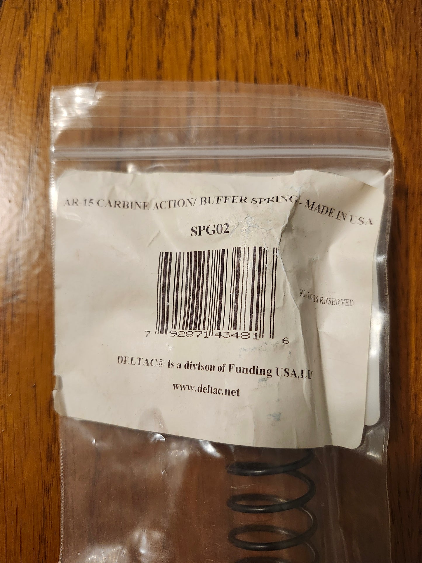 Ar-15 buffering spring